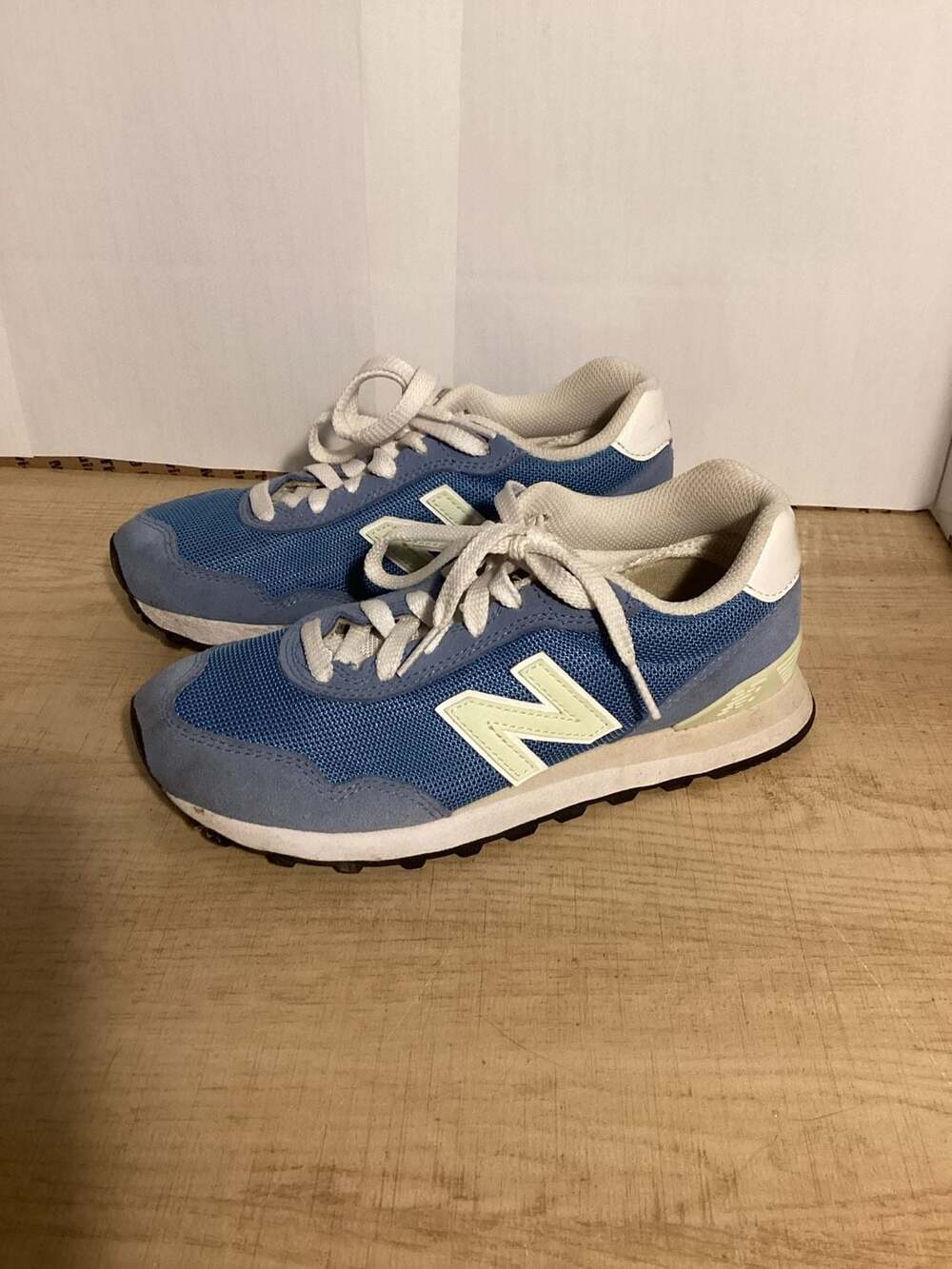 New Balance 515 Size 5.5 Blue Laguna White Lifestyle Shoes WL515FC3